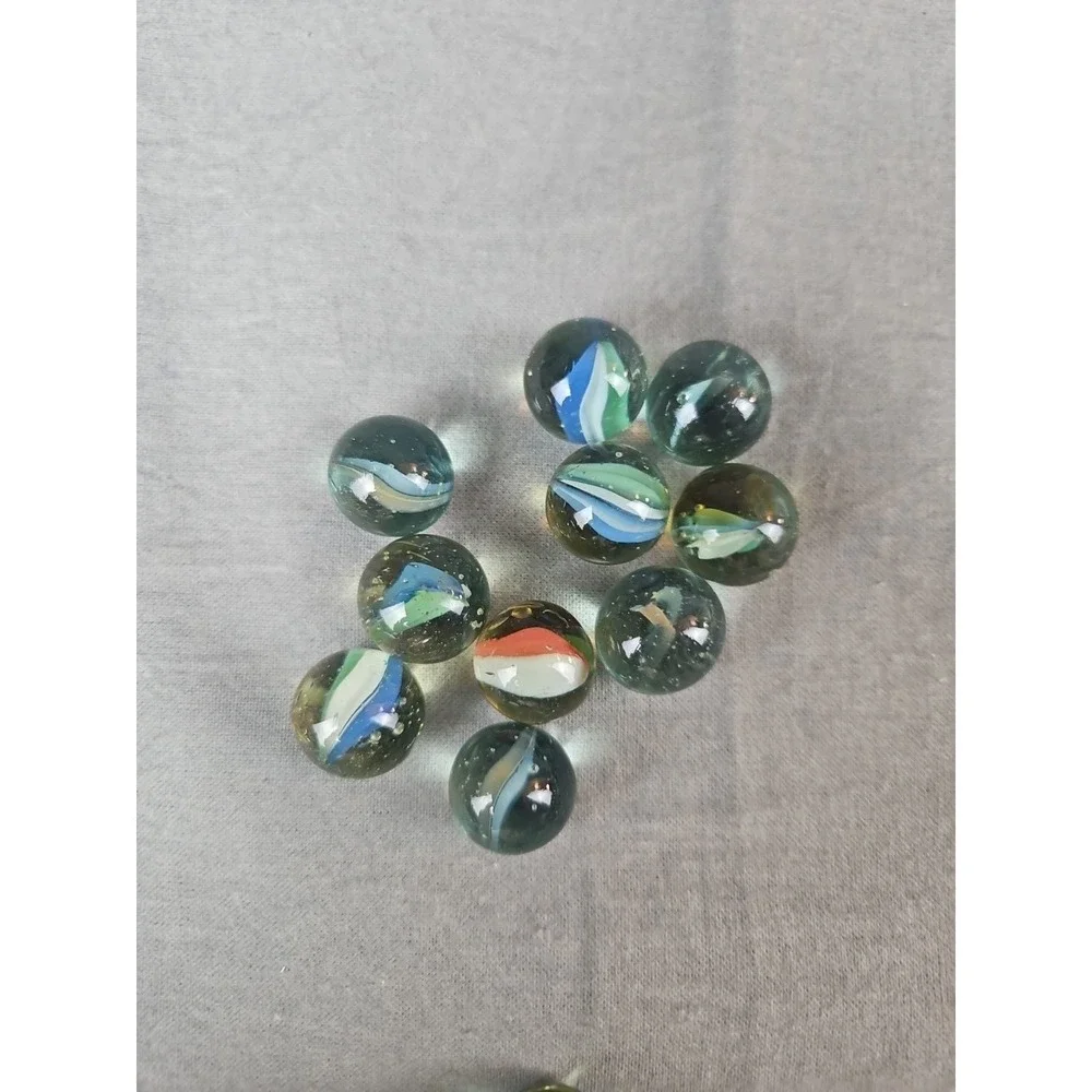 🔥Vintage Lot Of 141 Cats Eye Swirl‎ Marbles